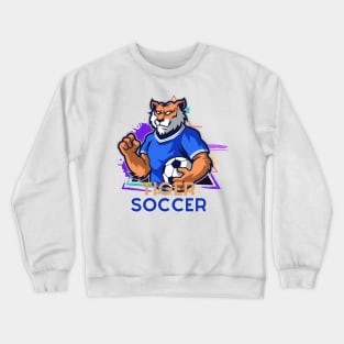 Tiger Soccer Crewneck Sweatshirt